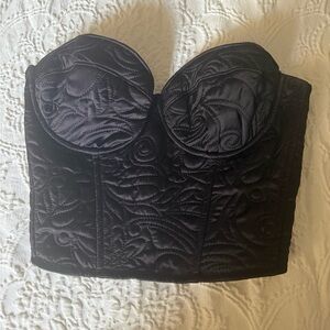 Zara Black Bustier